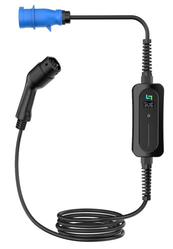 0677ce3a-5c68-41a8-aca5-774dee3e8c7c EV Portable Charger, 5M GBT gun, ECC plug (7KW)