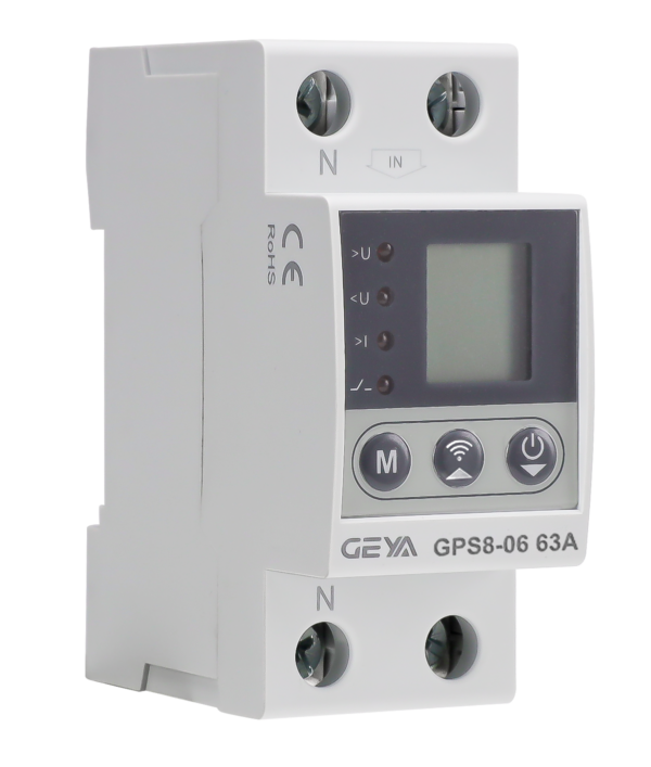 141A5555 GEYA Wi-Fi VA Protector 1P+N 63 Amp AC