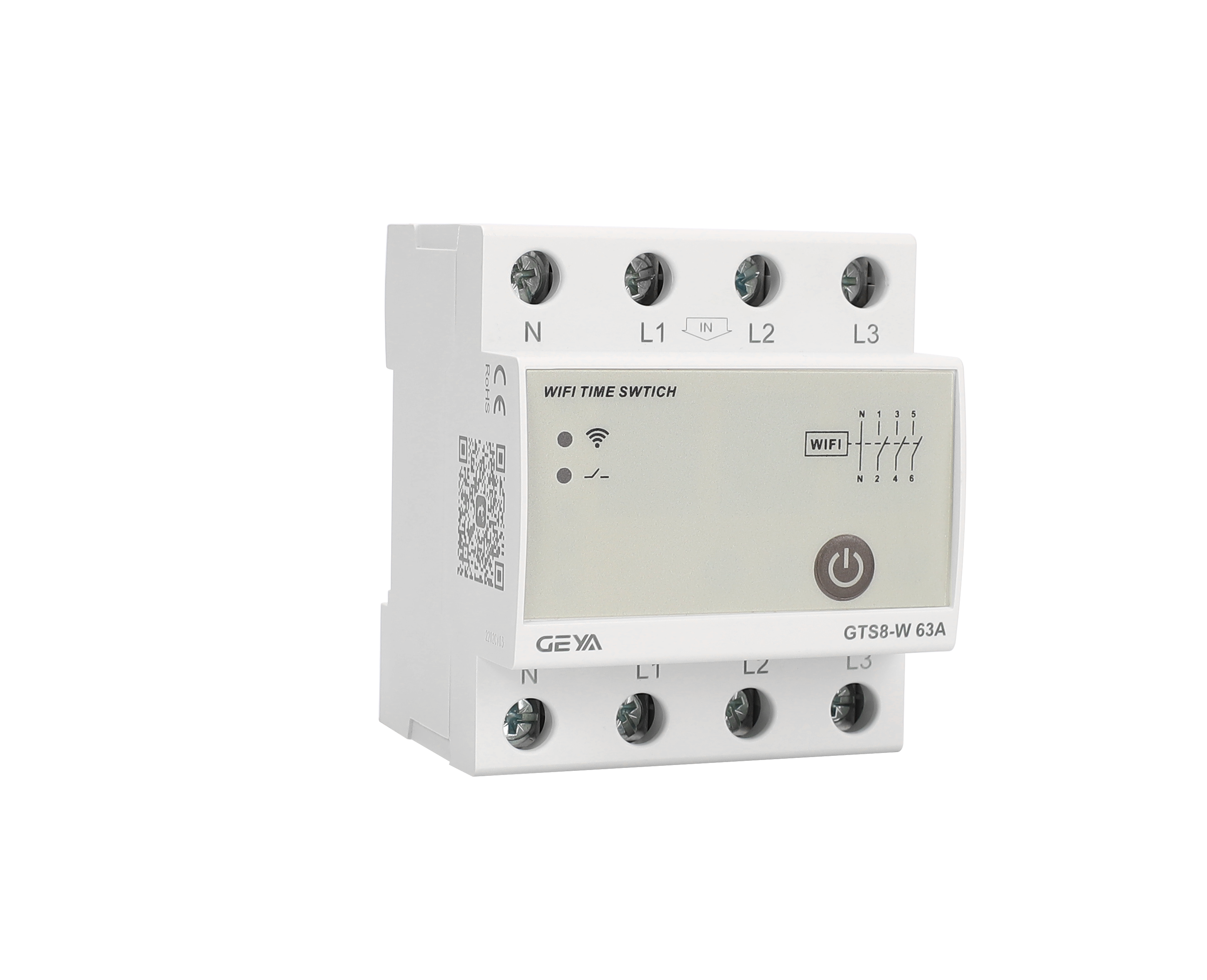 GEYA Wi-Fi Time Switch 4P 63 Amp AC