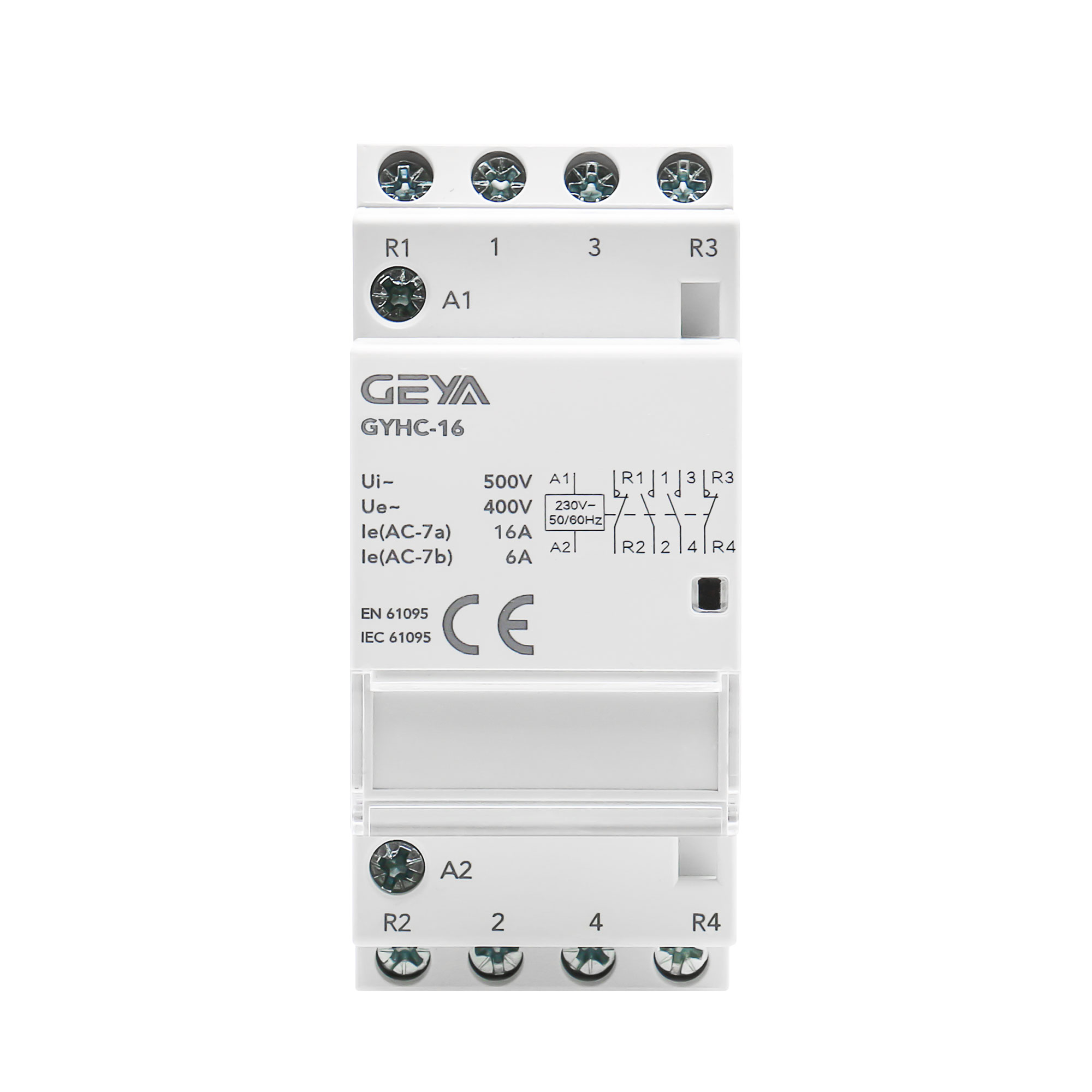 GEYA Modular Contactor 4P 2NO2NC 63 Amp AC - Image 2