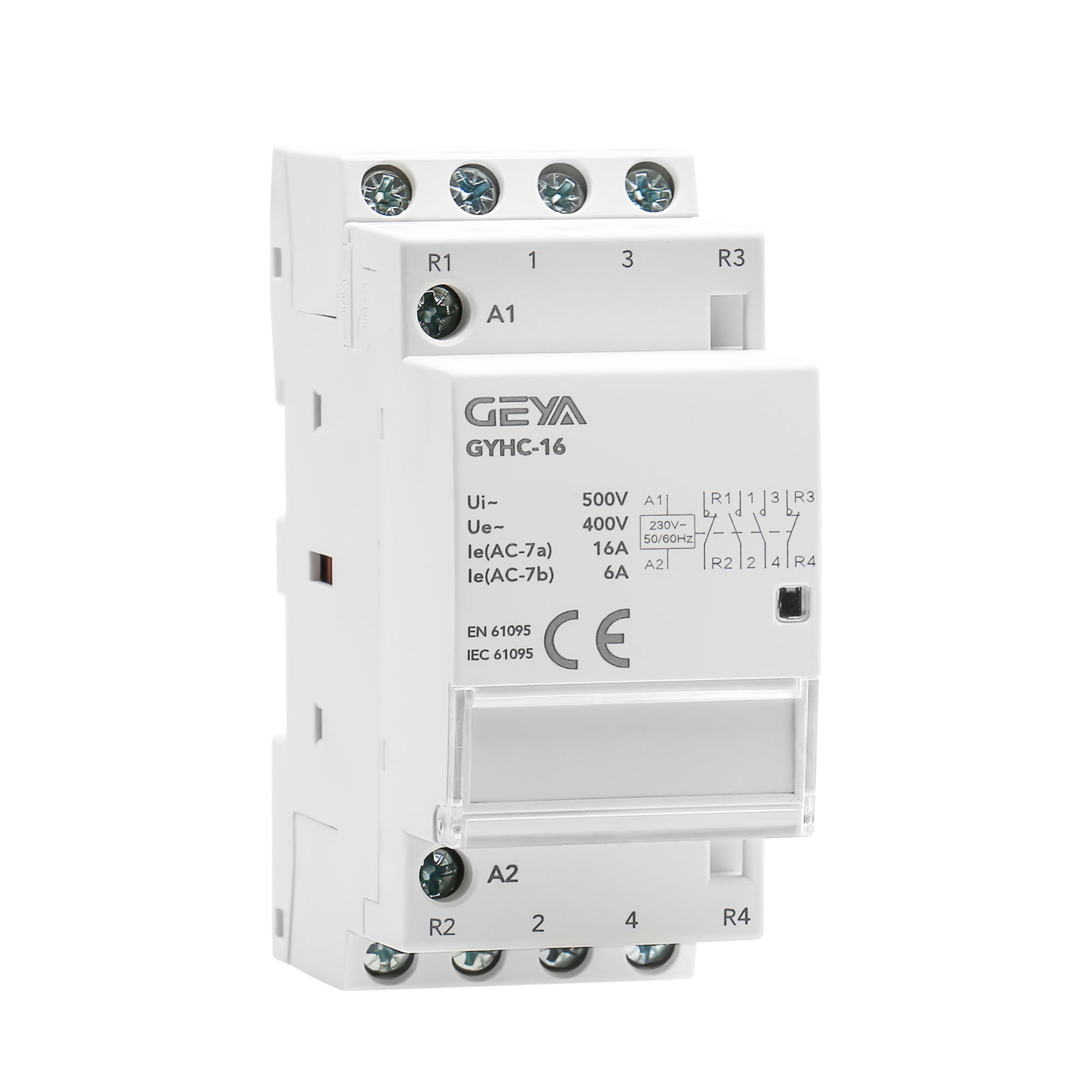 GEYA Modular Contactor 4P 2NO2NC 63 Amp AC