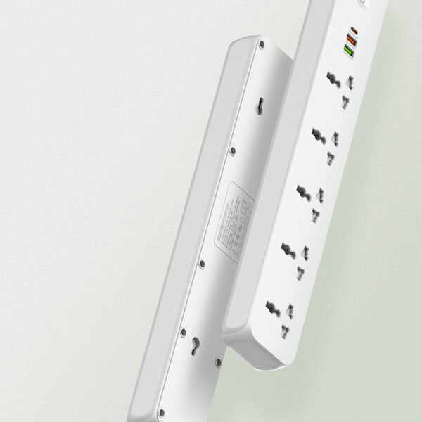 LDNIO SC5319 Multi Socket Extension Lead with 5 AC Outlets 3 USB Power Socket Plug Extender 2M