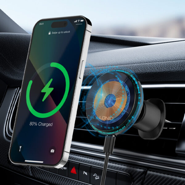 LDNIO MA23 Magnetic Wireless Charger Car Holder
