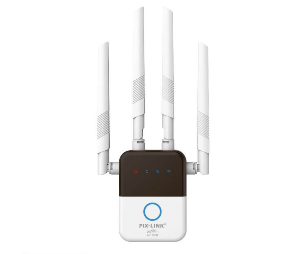 PIX-LINK Wi-Fi Router/Repeater 1200 Mbps 2.4/5.8 Ghz