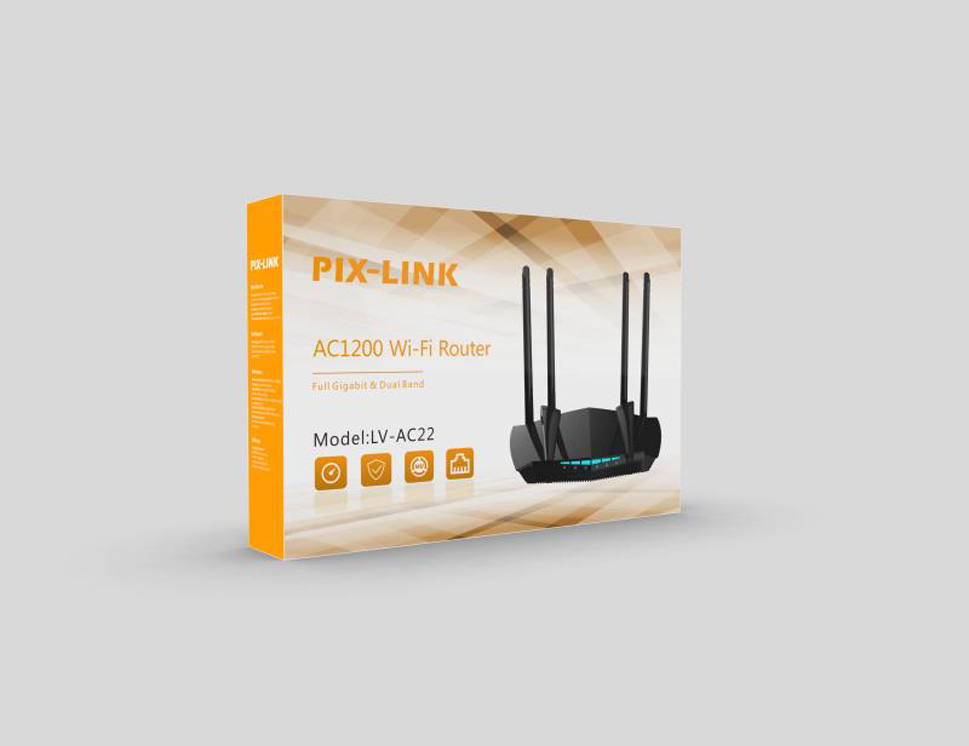 PIX-LINK Wi-Fi GE Router 1200 Mbps 2.4/5.8 Ghz - Image 7