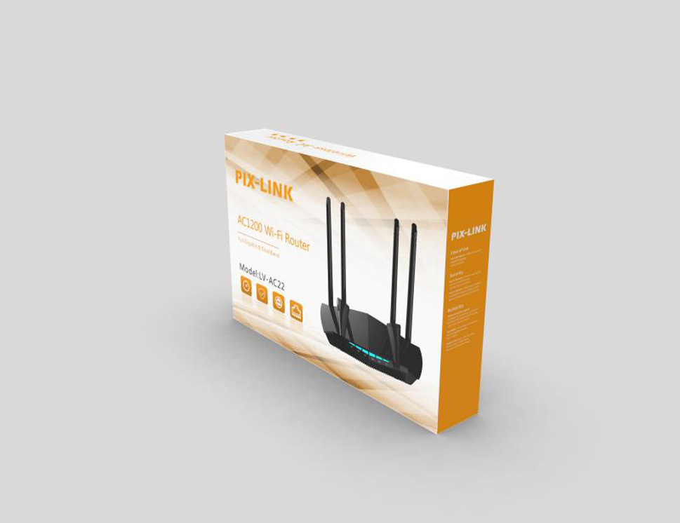 PIX-LINK Wi-Fi GE Router 1200 Mbps 2.4/5.8 Ghz - Image 8