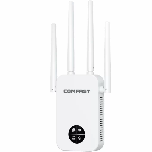 6 COMFAST Wi-Fi 1200Mbps, 2.4/5.8GHz Repeater