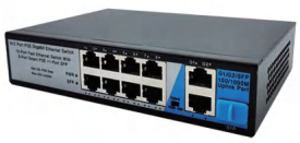 Unmanaged Switch 8 FE POE Ports + (2 GE+1 SFP) Uplink