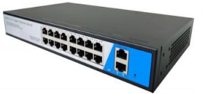 Web Managed Switch 16 GE POE Ports + 2 GE Uplink