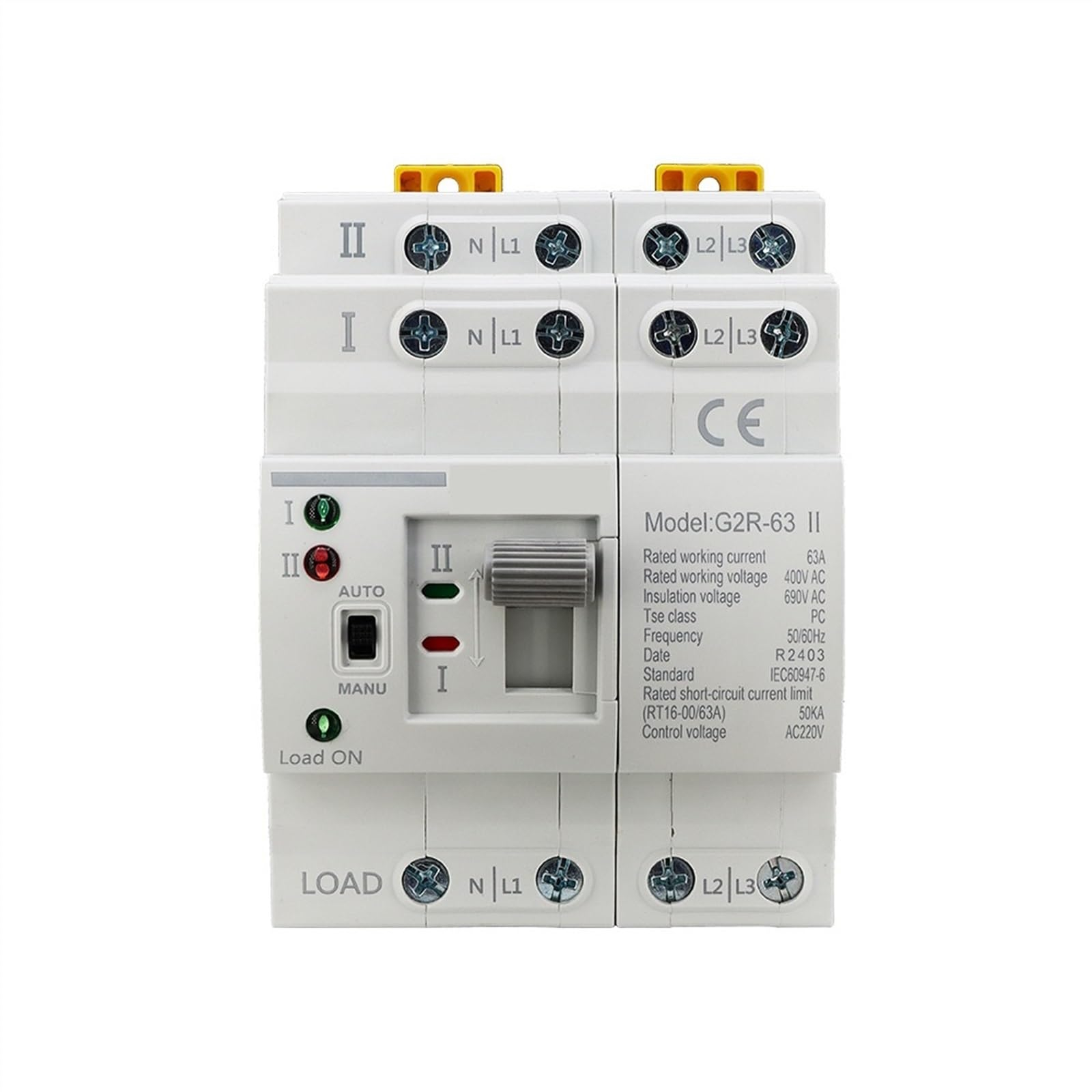 LW ATS 4P 63A DIN-Rail LW-G2R-63/4P