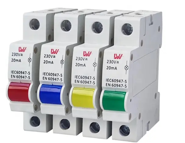 LW One LED Signal Lamp 18mm DIN-Rail - Image 2