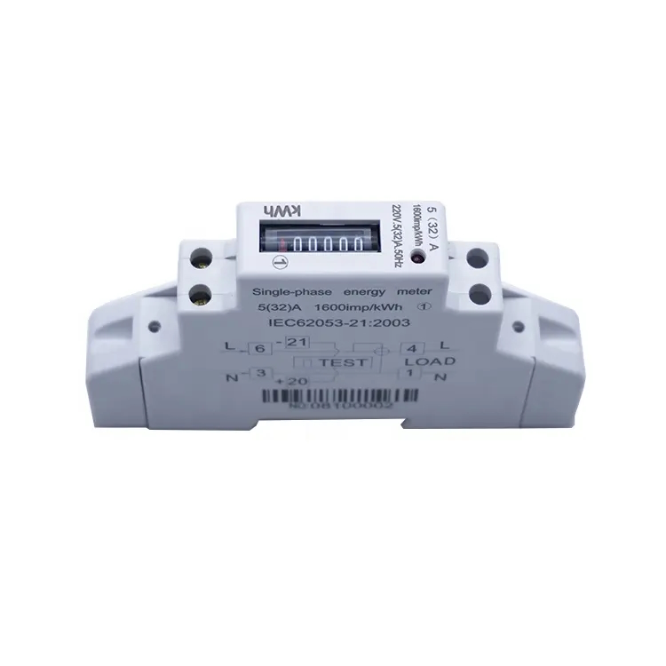 LW Mechanical Enerygy Meter Single Phase DIN-Rail - Image 3